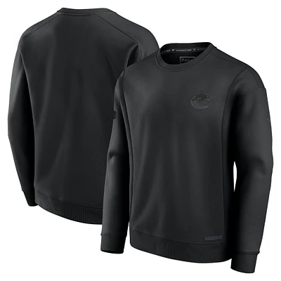 Men's Fanatics Vancouver Canucks Authentic Pro Road Fleece Sweatshirt