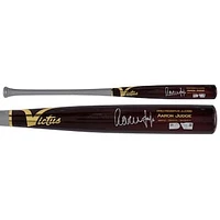 Aaron Judge New York Yankees Autographed Player-Issued Maroon/Gray Victus Bat from the 2024 MLB Season