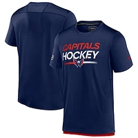 Men's Fanatics  Navy Washington Capitals Authentic Pro Tech T-Shirt