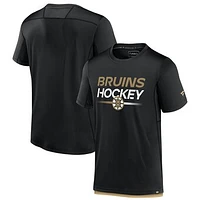 Men's Fanatics Black Boston Bruins Authentic Pro Tech T-Shirt