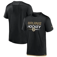 Men's Fanatics Black Boston Bruins Authentic Pro Tech T-Shirt