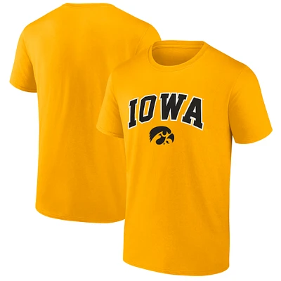 Men's Gold Iowa Hawkeyes Basic Logo T-Shirt
