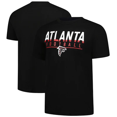 Men's Fanatics  Black Atlanta Falcons Blocked T-Shirt