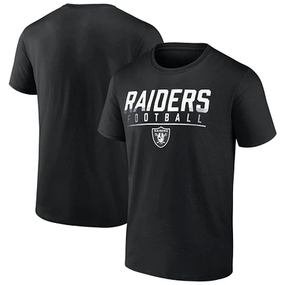 Men's Fanatics  Black Las Vegas Raiders Blocked T-Shirt
