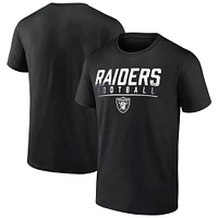 Men's Fanatics  Black Las Vegas Raiders Blocked T-Shirt