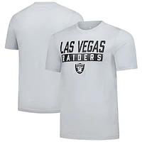Men's Fanatics  Gray Las Vegas Raiders T-Shirt