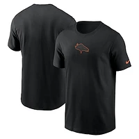 Men's Nike  Black Denver Broncos Logo Color Pop T-Shirt