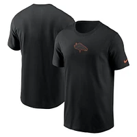 Men's Nike  Black Denver Broncos Logo Color Pop T-Shirt
