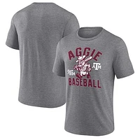 Men's Fanatics Heather Gray Texas A&M Aggies Tri-Blend T-Shirt