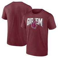 Men's Fanatics Maroon Texas A&M Aggies Power Drive T-Shirt