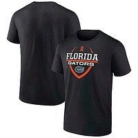 Men's Fanatics  Black Florida Gators Name and Logo Football T-Shirt