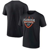 Men's Fanatics  Black Florida Gators Name and Logo Football T-Shirt