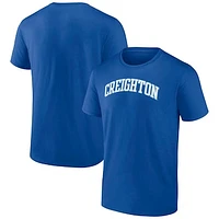 Men's Fanatics  Royal Creighton Bluejays Team Name T-Shirt