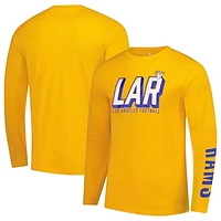 Men's Fanatics  Gold Los Angeles Rams Long Sleeve T-Shirt