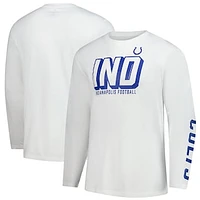 Men's Fanatics  White Indianapolis Colts Long Sleeve T-Shirt