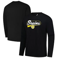 Men's Fanatics  Black Boston Bruins Wordmark Long Sleeve T-Shirt