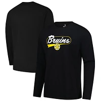 Men's Fanatics  Black Boston Bruins Wordmark Long Sleeve T-Shirt