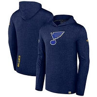 Men's Fanatics Navy St. Louis Blues Authentic Pro Lightweight Pullover Hoodie