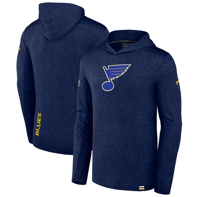 Men's Fanatics Navy St. Louis Blues Authentic Pro Lightweight Pullover Hoodie