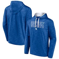 Men's Fanatics  Heather Royal Kentucky Wildcats Athlete Fleece Pullover Hoodie