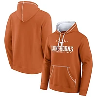 Men's Fanatics  Burnt Orange Texas Longhorns Fleece Pullover Hoodie