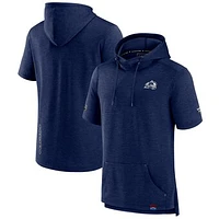 Men's Fanatics  Heather Navy Colorado Avalanche Authentic Pro Pullover Hoodie