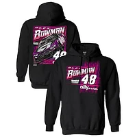 Men's Hendrick Motorsports Team Collection Black Alex Bowman Pullover Hoodie