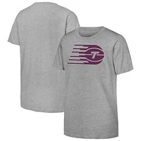 Youth Heather Gray Toronto Tempo Primary Icon T-Shirt