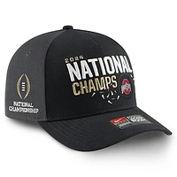 Men's Nike  Black/Anthracite Ohio State Buckeyes College Football Playoff 2024 National Champions Locker Room Adjustable Hat