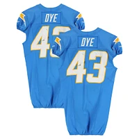 Troy Dye Los Angeles Chargers Game-Used #43 Powder Blue Jersey vs. Tampa Bay Buccaneers on December 15, 2024