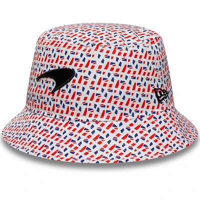 Men's New Era White McLaren F1 Team 2025 British Grand Prix Bucket Hat