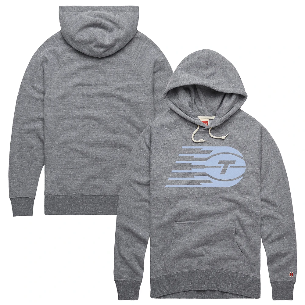 Unisex Homage Gray Toronto Tempo Tri-Blend Pullover Hoodie