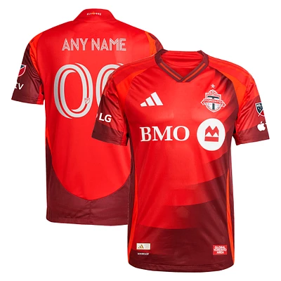 Men's adidas Red Toronto FC 2025 Club Kit Authentic Custom Jersey