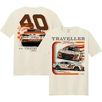 Men's JR Motorsports Official Team Apparel Natural Justin Allgaier Traveller Whiskey Car T-Shirt