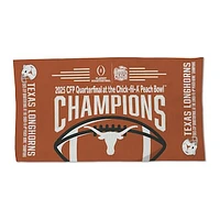 WinCraft Texas Longhorns College Football Playoff 2025 Peach Bowl Champions Locker Room 22'' x 42'' One-Sided Towel