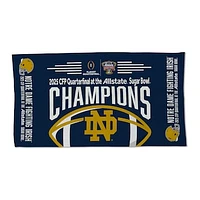 WinCraft Notre Dame Fighting Irish College Football Playoff 2025 Sugar Bowl Champions Locker Room 22'' x 42'' One-Sided Towel