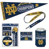 WinCraft Notre Dame Fighting Irish College Football Playoff 2025 Sugar Bowl Champions Five-Piece Fan Pack