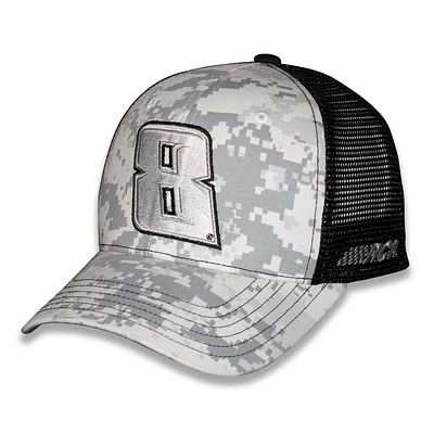Unisex Checkered Flag Sports Camo Kyle Busch  Adjustable Hat