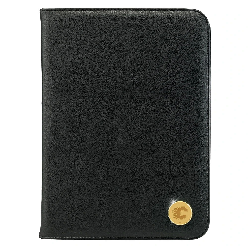 Jardine Black Calgary Flames Writing Padfolio