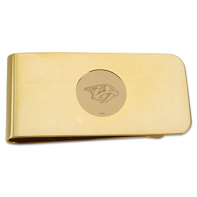 Jardine Nashville Predators Gold-Plated Money Clip
