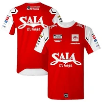 Men's Joe Gibbs Racing Team Collection Red Ty Saia Sublimated Uniform T-Shirt