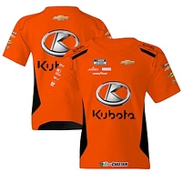 Youth Trackhouse Racing Team Collection  Orange Ross Chastain Kubota Uniform T-Shirt