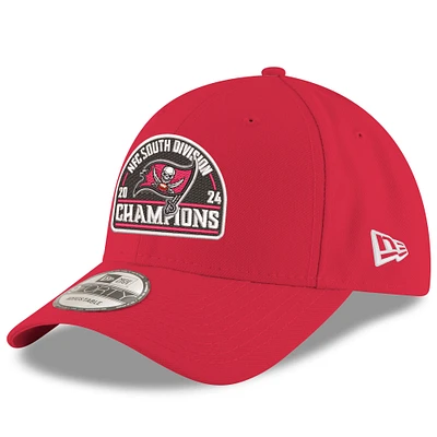 Men's New Era  Red Tampa Bay Buccaneers 2024 NFC South Division Champions 9FORTY Adjustable Hat