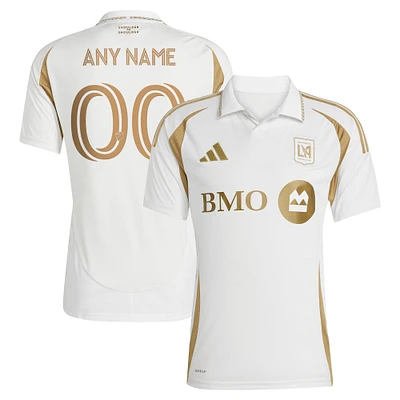 Men's adidas  White LAFC 2025 Secondary Replica Custom Jersey
