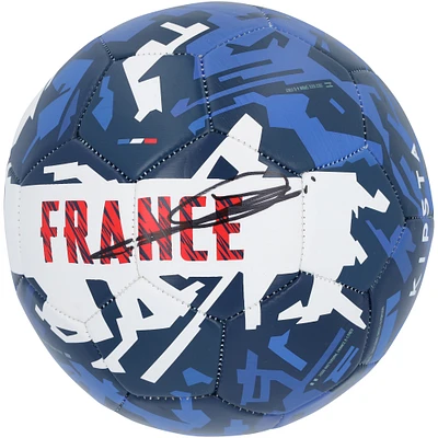 Zinedine Zidane France National Team Autographed Kipsta Red/White/Blue Soccer Ball
