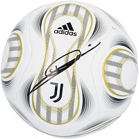 Zinedine Zidane Juventus Autographed adidas Black/Gold Soccer Ball