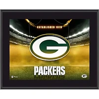 Green Bay Packers 10.5" x 13" Horizontal Team Logo Sublimated Plaque