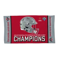 WinCraft Ohio State Buckeyes College Football Playoff 2025 Cotton Bowl Champions Locker Room 22" x 42" One-Sided Towel