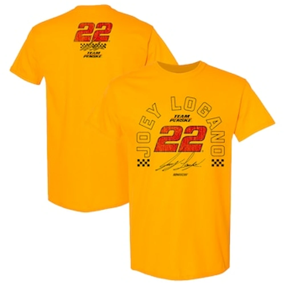 Men's Team Penske Gold Joey Logano Lifestyle T-Shirt