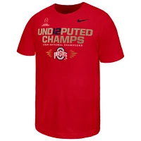 Youth Nike Scarlet Ohio State Buckeyes College Football Playoff 2024 National Champions  UND12PUTED T-Shirt